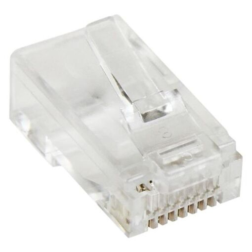 Conectores modulares StarTech 50 unidades, macho RJ45 Cat5e