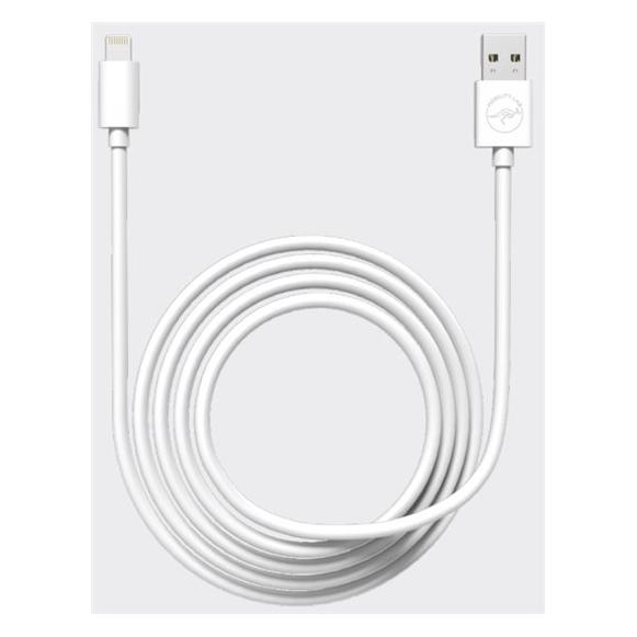 Mobility Lightning Cable - 1m, White, Certified MFI - Quick Charge, USB Power Delivery (12W)