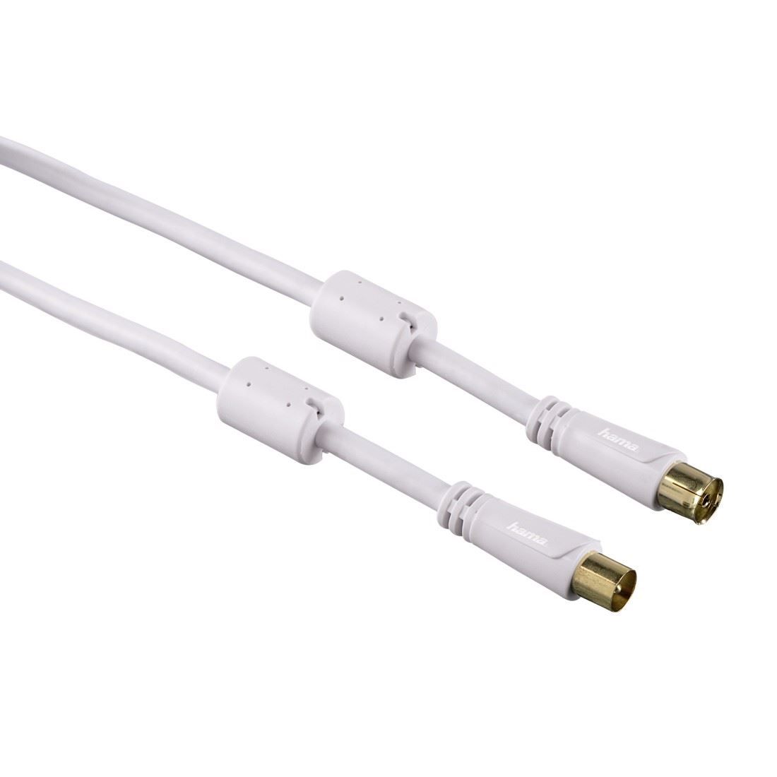Hama Antenna Cable, Coaxial Male - Female. Gold Plated. 1.5m 100dB