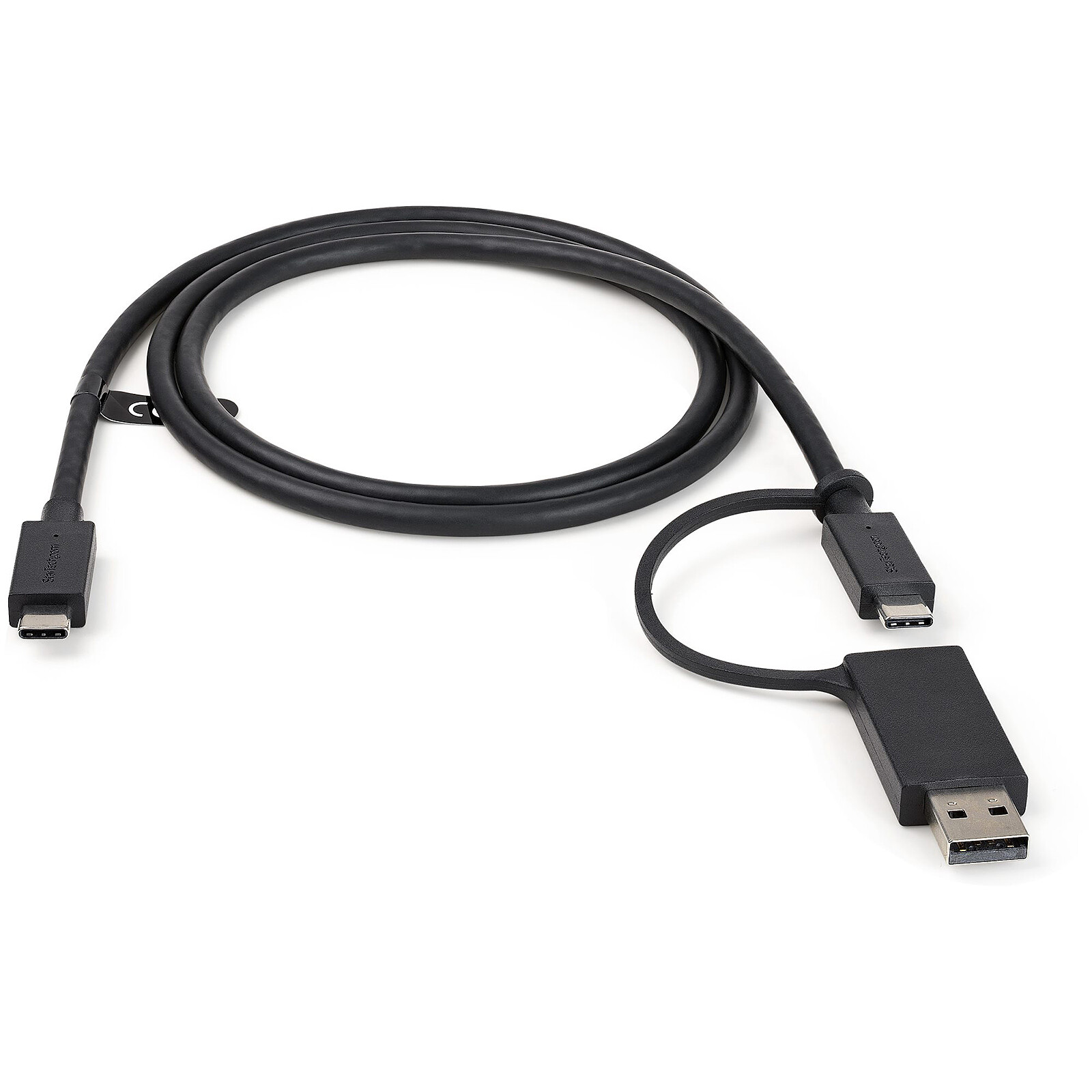 StarTech.com USB-C to USB-C Adapter - 100W Power Delivery, Thunderbolt, USB & DisplayPort Compatible - 1m Black