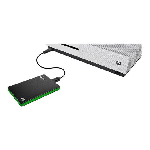 Seagate Game Drive for Xbox - 512GB SSD - Portable External - USB 3.0 - Brushed Aluminum Black