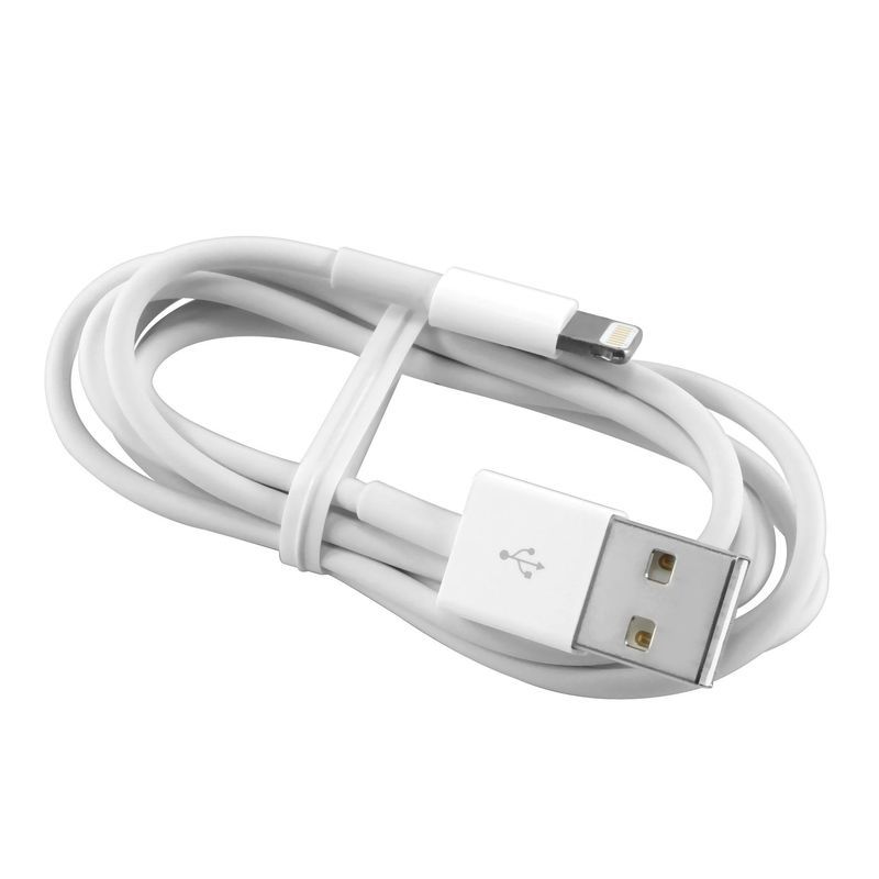 Apple Lightning to USB Cable, 1m, White, 8-Pin/USB 2.0 [Original Official] MD818ZM/A