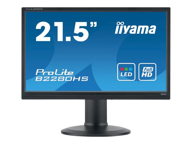iiyama ProLite B2280HS-1 - 21.5" LED Monitor - Full HD 1080p - 5ms Response Time