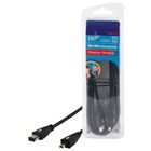 Cable adaptador FireWire 4 a 6 de Nedis - 1,8 m Negro