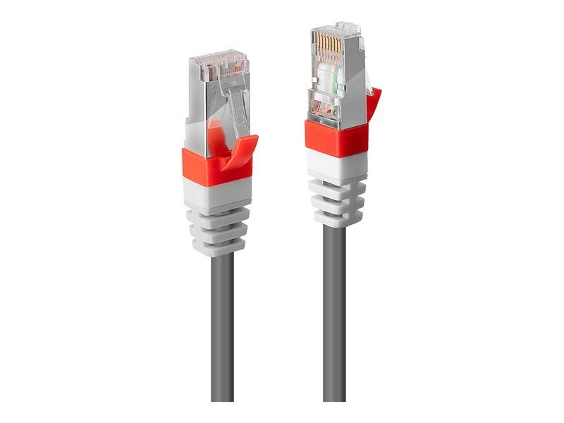 Lindy CAT6a Shielded Twisted Pair Cable, 7.5m, Grey