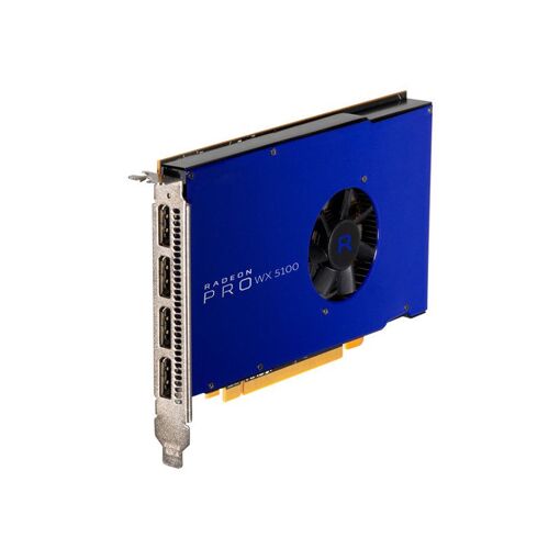Tarjeta gráfica AMD Radeon Pro WX5100 - 8 GB GDDR5 - PCIe 3.0 x16 - 4 puertos DisplayPort