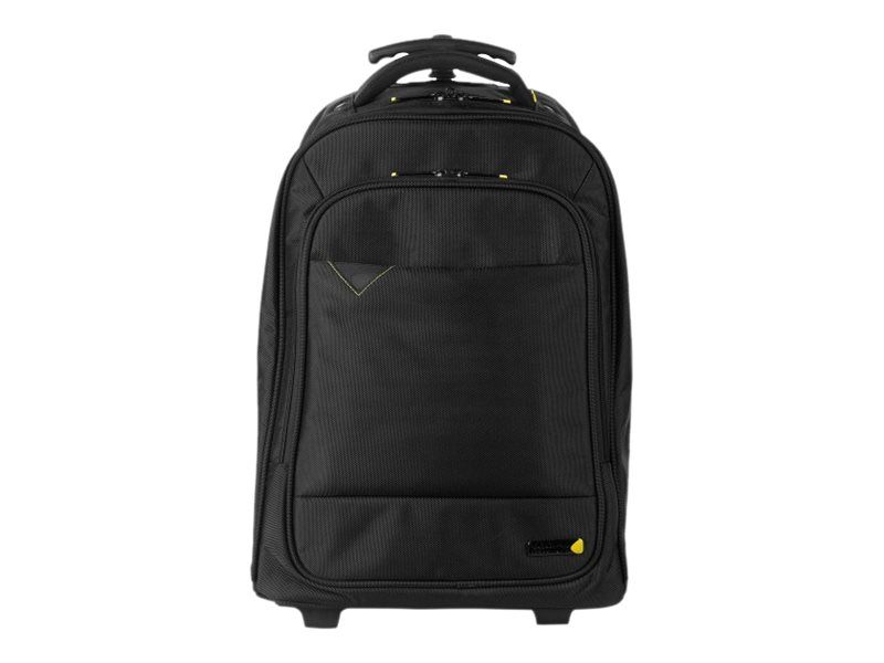 Techair Rolling Backpack - 15.6" Laptop Backpack - Black
