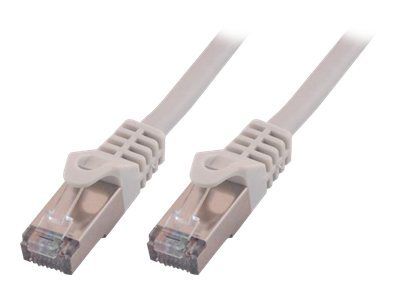 MCL Eco - RJ-45 Cable - 1m, Shielded Twisted Pair (F/UTP) CAT6 - Locking, Gray
