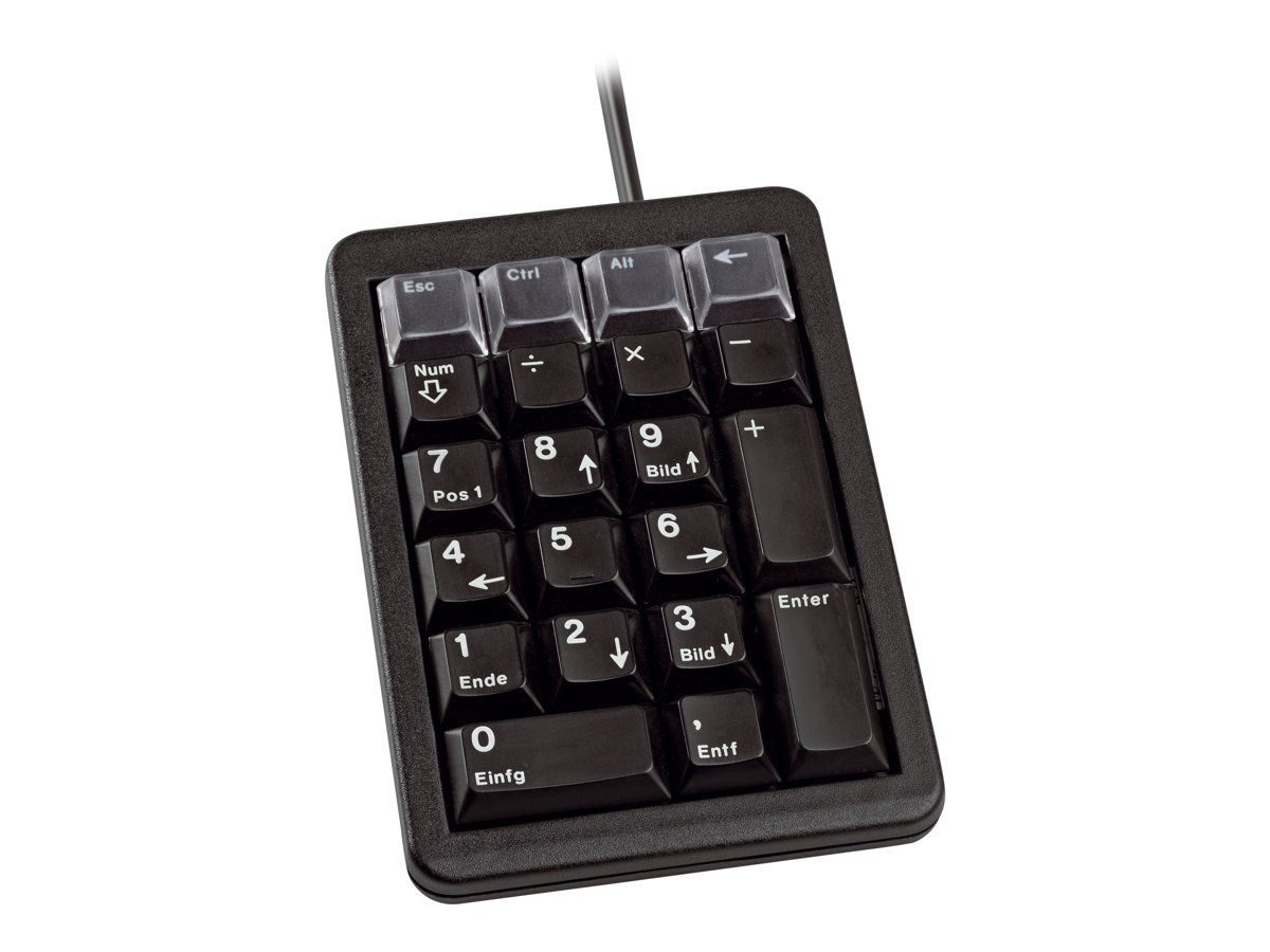 Cherry G84-4700 Keyboard - Numeric Keypad - USB - German - Black