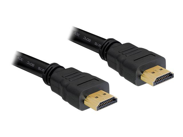 Delock High-Speed HDMI with Ethernet Cable - 20m - Black