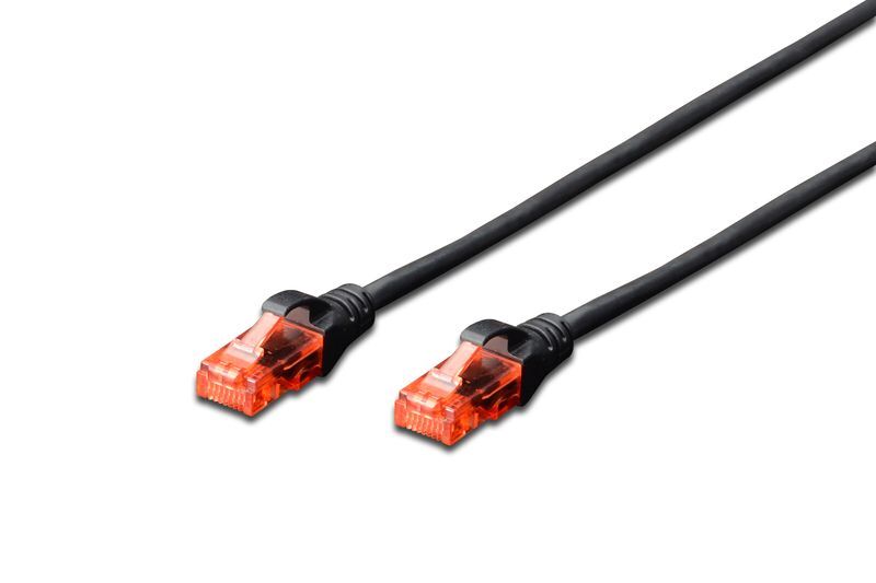 Digitus Professional - RJ-45 (M) to RJ-45 (M) Network Cable - Cat 6 - UTP - Black