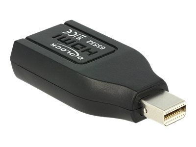 Adaptador Delock HDMI - Mini DisplayPort masculino a HDMI femenino - Negro