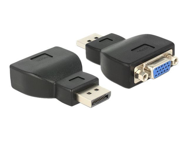 Delock Video Adapter - DisplayPort Male to HD-15 (VGA) Female - Black