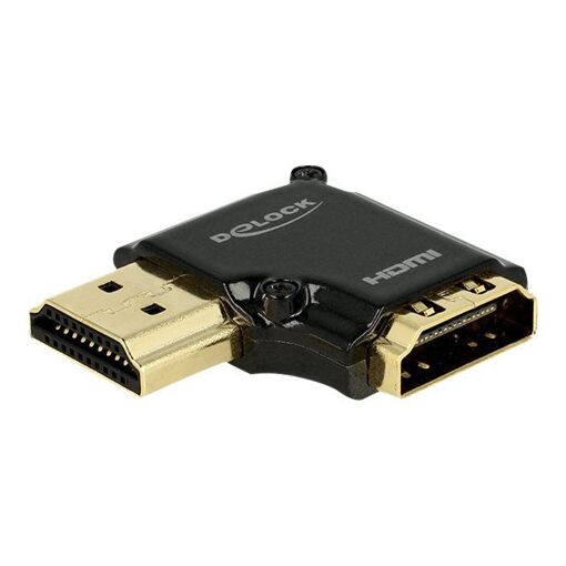 Adaptateur HDMI Delock - Angle gauche, prise en charge 4K
