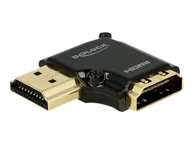 Delock HDMI Adapter - Left Angle, 4K Support