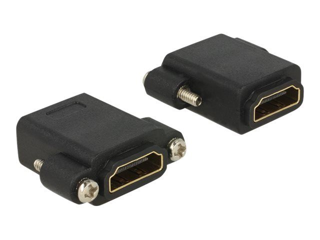 Adaptateur HDMI Delock - Femelle à femelle HDMI - Noir