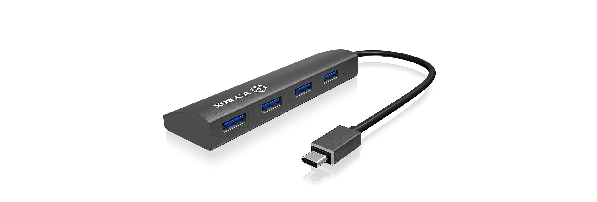 RaidSonic ICY BOX IB-AC6405-C 4-Port SuperSpeed USB 3.0 Hub (Desktop)