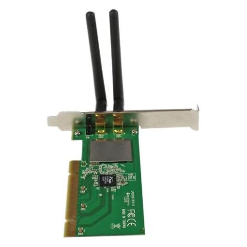 Carte réseau sans fil StarTech.com PCI 300 Mbps - Adaptateur WiFi PCI 802.11b/g/n avec 2 antennes 2,2 dBi