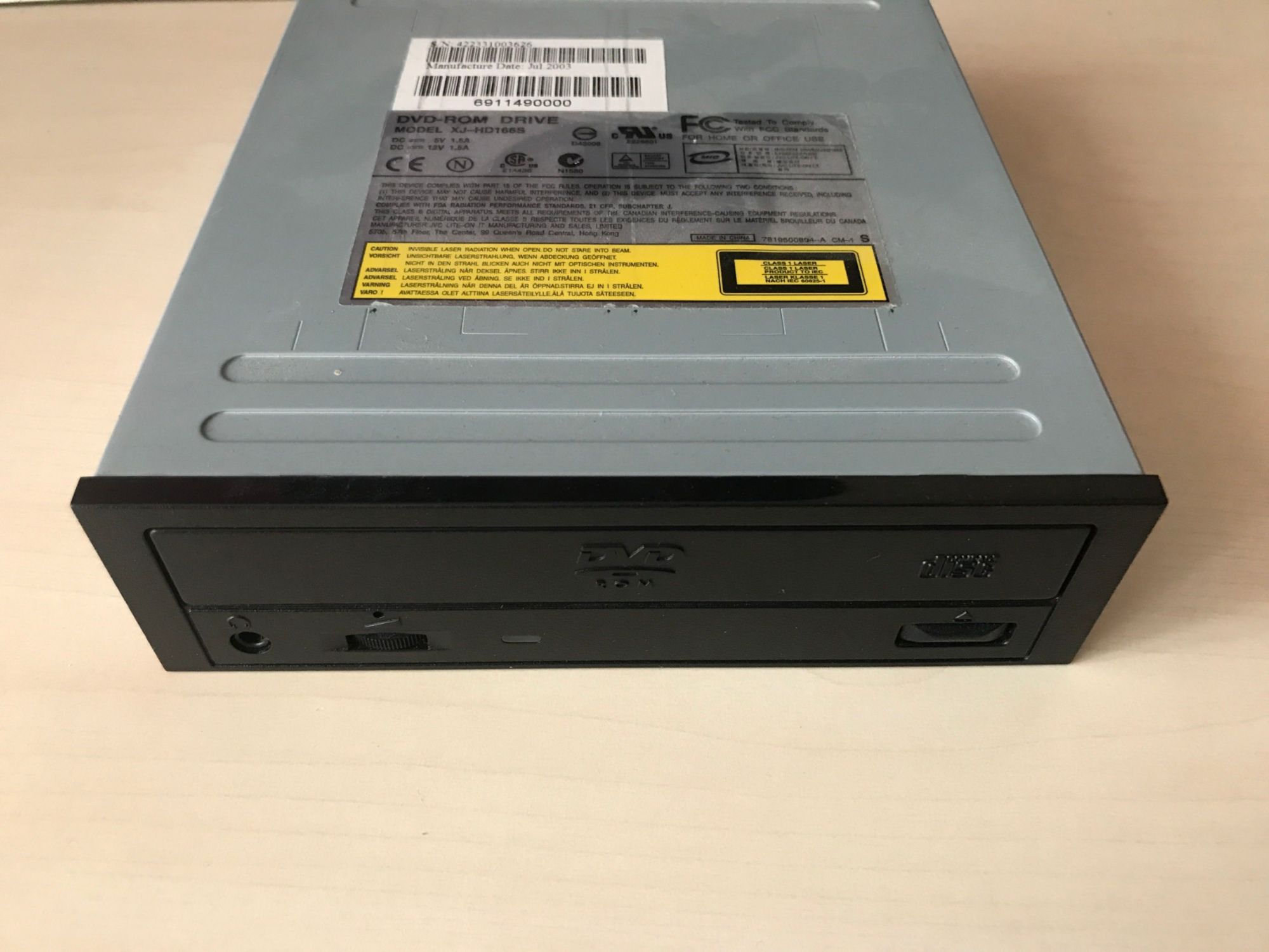 Lite-on XJ-HD166S 5.25" Internal DVD Drive