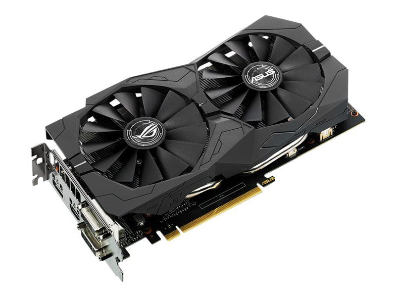 Carte graphique ASUS ROG Strix GTX 1050 - NVIDIA GeForce GTX 1050 - 2 Go GDDR5 - PCIe 3.0 x16 - 2 ports DVI, HDMI, DisplayPort
