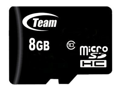 Team 8GB Class 10 Micro SDHC Memory Card