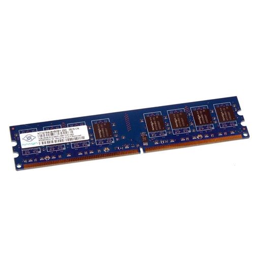 Memoria RAM NANYA NT1GT64U8HB0BY-25D 240 pines DDR2 (800 MHz, 1 GB, CL6)