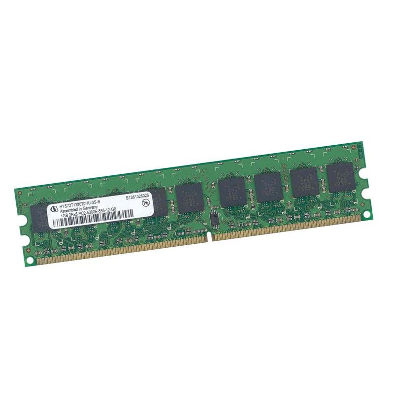 Qimonda 1GB DDR2 RAM Module (HYS72T128020HU-3S-B, PC2-5300E, 667MHz, CL5)