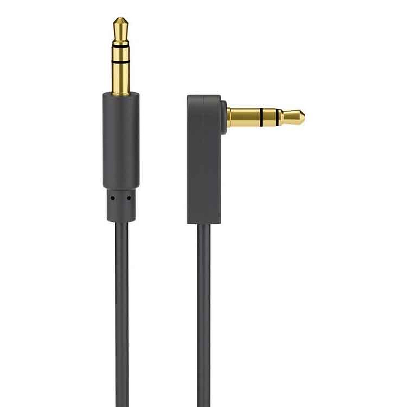 Câble audio Goobay Jack Stro Angulé 3.5 mm 1 m