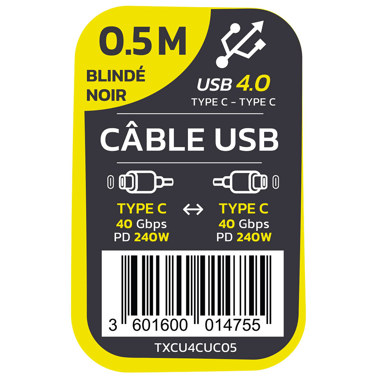 Textorm TXCU4CUC05 USB4 (0.5m)
