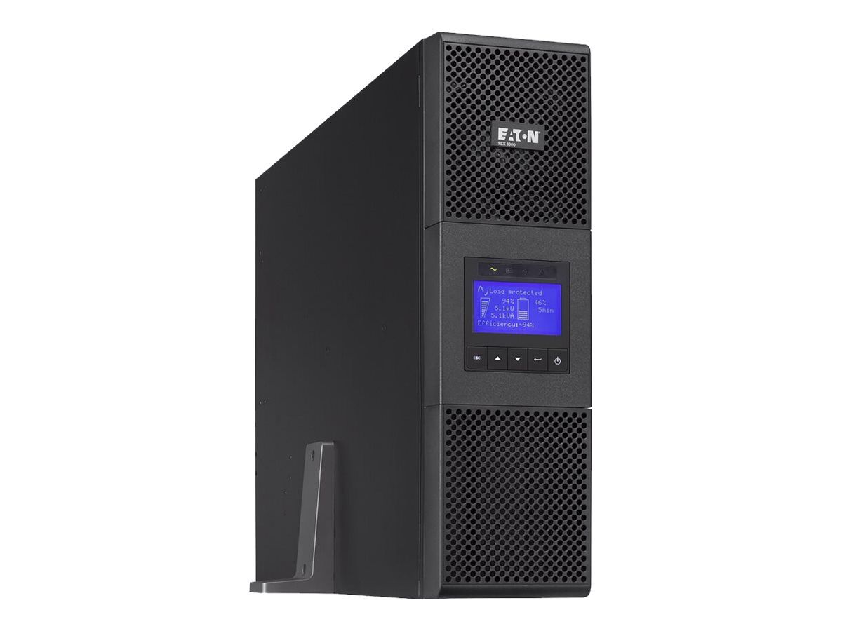 Eaton 9SX6KIRT - Rackmount/External UPS - 5400W, 6000VA - 200-240V AC - RS-232, USB - PFC - 3U - 19