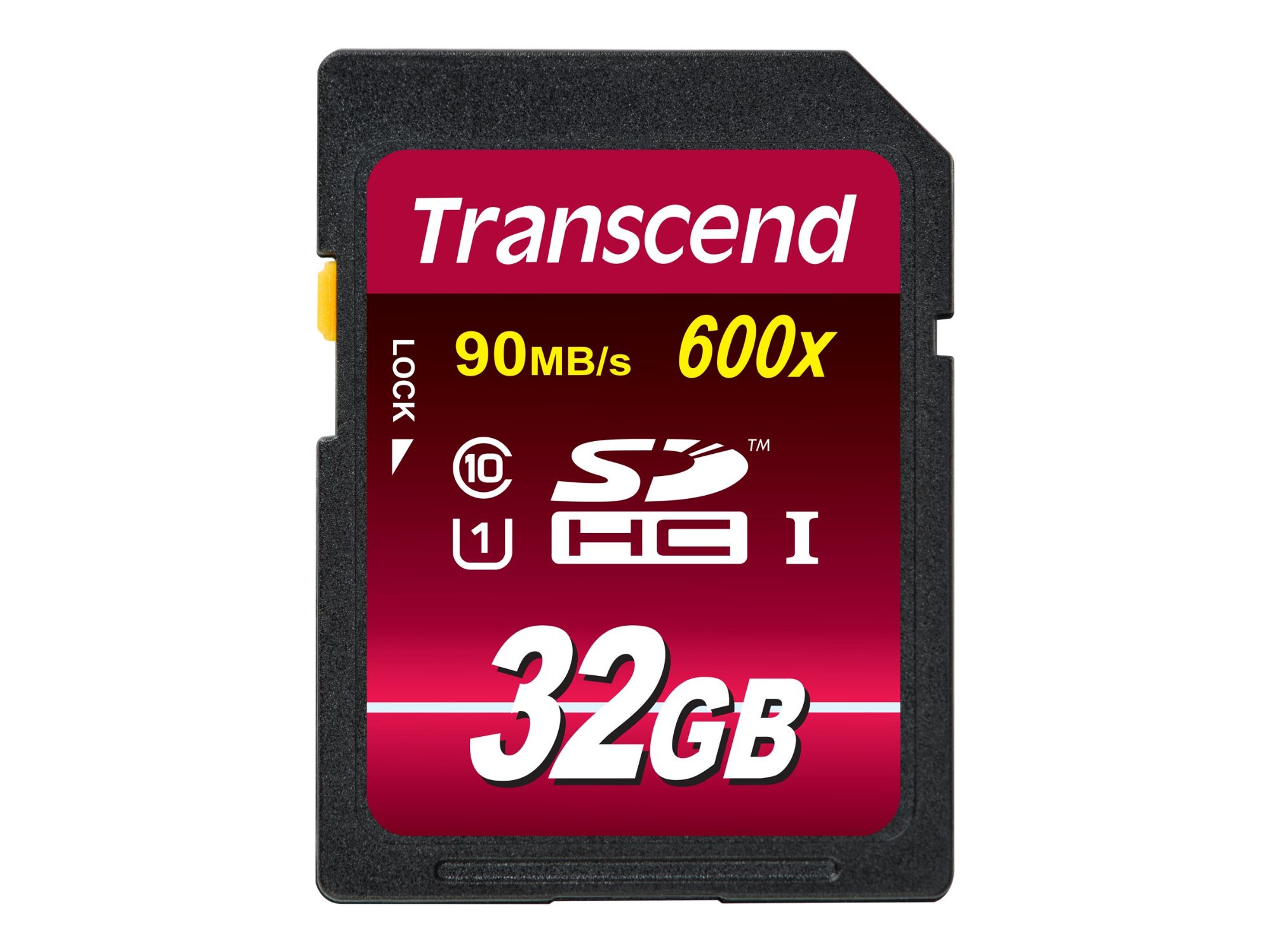 Carte mémoire flash Transcend - 32 Go - Classe 10 - SDHC UHS-I