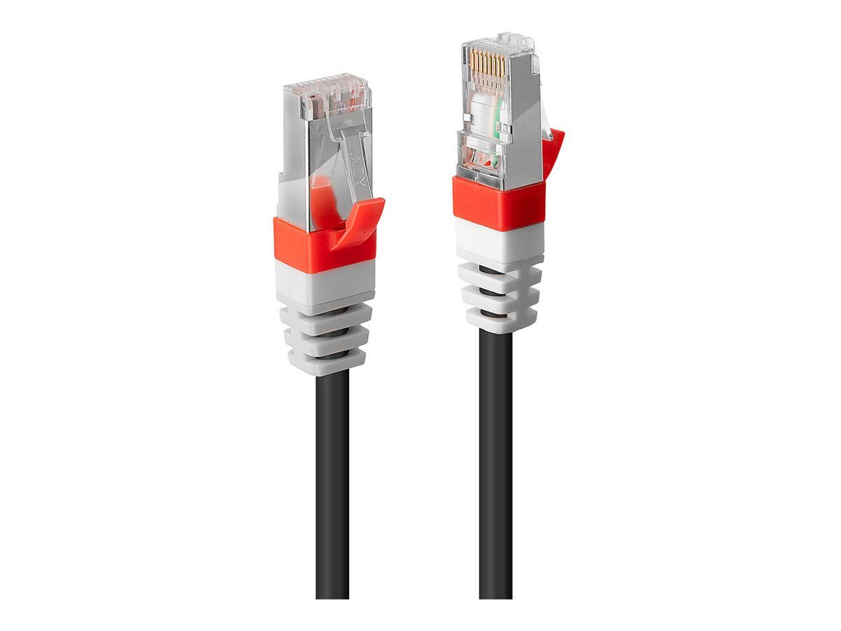 Lindy Premium CAT 6a SSTP Cable - 2m, Black