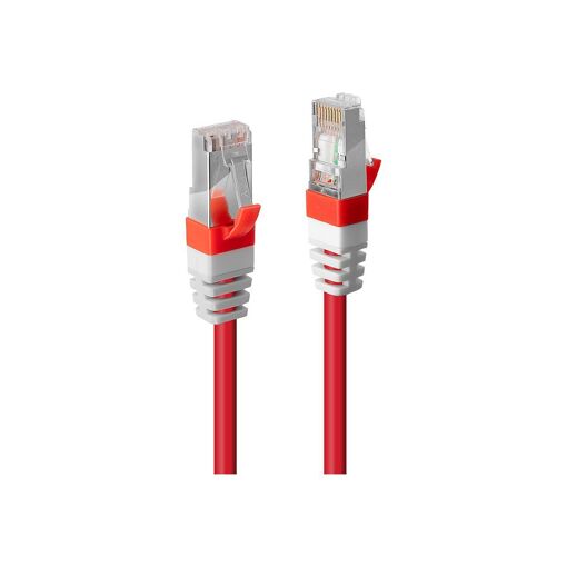 Câble Lindy Premium SFTP Cat 6a - 30 cm Rouge