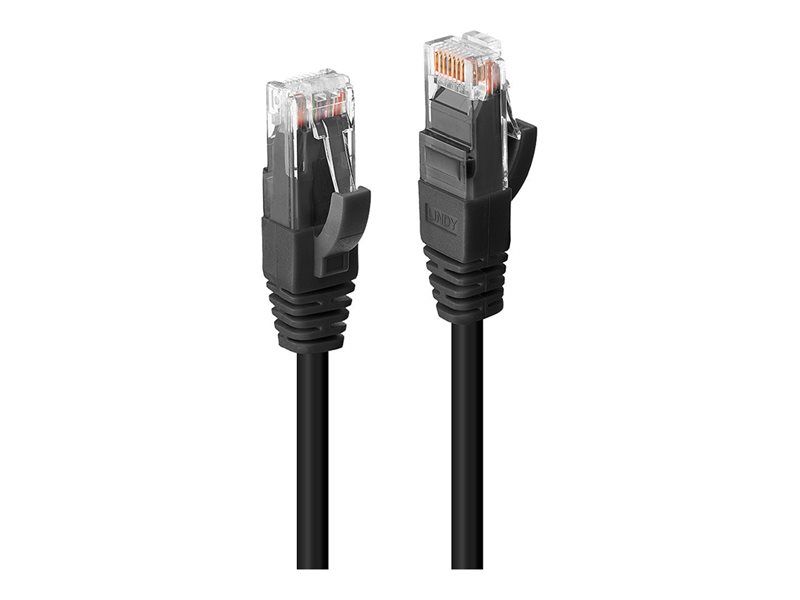 Lindy Premium CAT 6 UTP Cable, 3m, Black