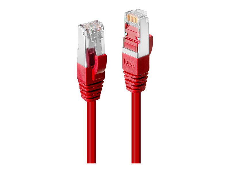 Lindy Premium CAT 6 SSTP Cable, 7.5m Red