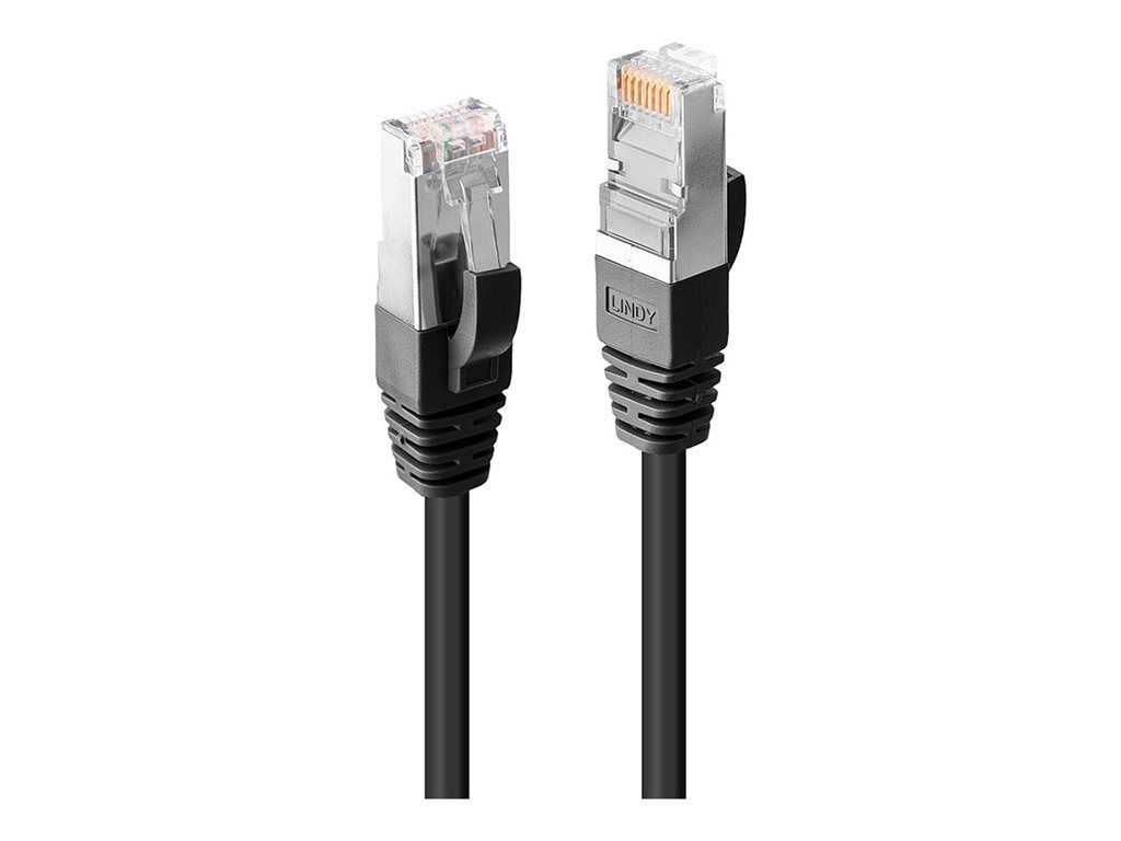 Lindy Premium CAT 6 SSTP Twisted Pair Cable - 2m, Black