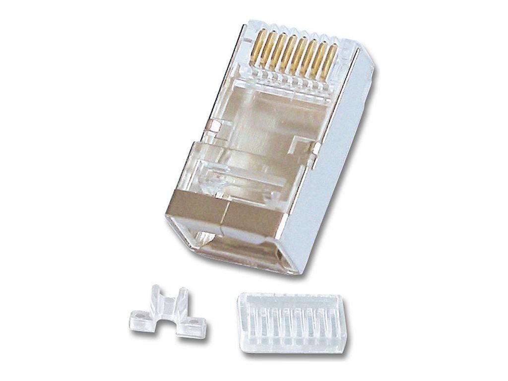 Lindy Network Connector - RJ-45 (M) - STP Cat 6 - Locked - Pack of 10