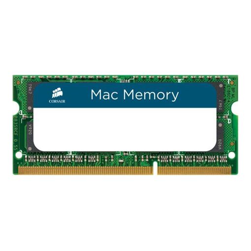 Memoria Corsair Mac - 16 GB (2 x 8 GB) DDR3L SO-DIMM 204 pines - 1600 MHz/PC3-12800 - CL11 - 1,35 V - Sin búfer - No ECC