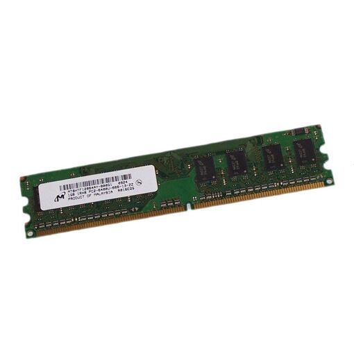 Memoria RAM Micron 1GB MT8HTF12864AY-800G1 (240 pines DIMM, 800MHz, CL6)