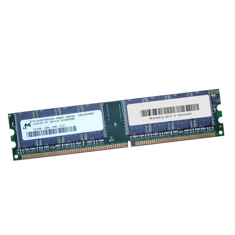 Micron 512MB DDR1 RAM (MT16VDDT6464AG-40BGB)