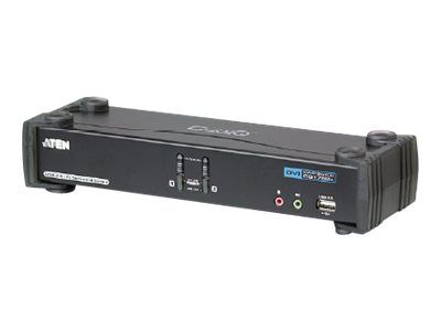 Switch ATEN CubiQ CS1782A - 2 puertos KVM con audio y USB