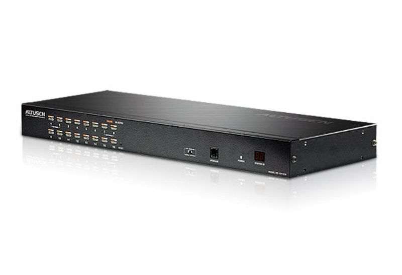 ATEN Technology Altusen KH1516A KVM Switch, 16 Ports CAT5, 1 User Local, Rack Mountable