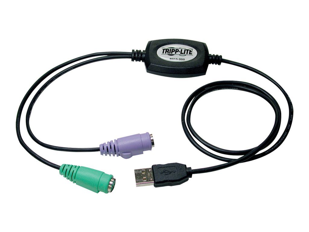 Eaton Tripp Lite USB to PS/2 Adapter (USB-C to PS/2 Keyboard/Mouse)
