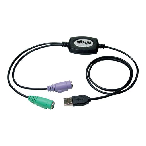 Adaptador Eaton Tripp Lite USB a PS/2 (USB-C a Teclado/Ratón PS/2)