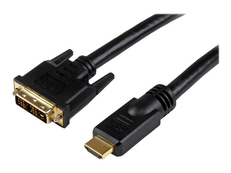 StarTech 5m HDMI to DVI-D Cable - 5m - Male/Male - Black