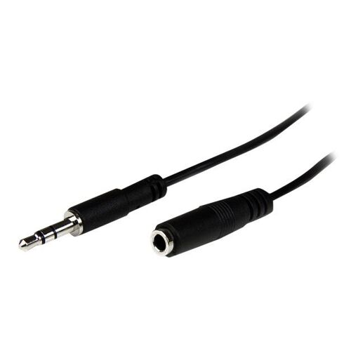 Câble d'extension audio stéréo StarTech 3,5 mm - 1 m Noir