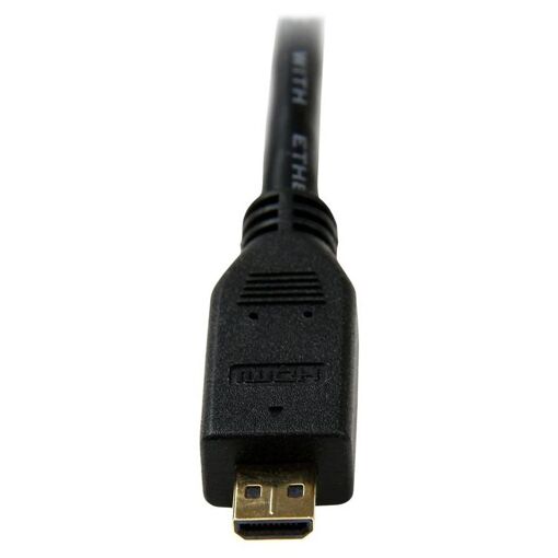 Cable HDMI de alta velocidad StarTech con Ethernet - 0,5 m, HDMI a Micro HDMI M/M, 50 cm Negro