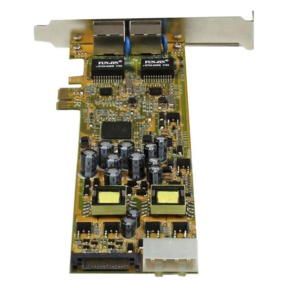 StarTech.com PCI Express Network Card, 2 Gigabit Ethernet Ports