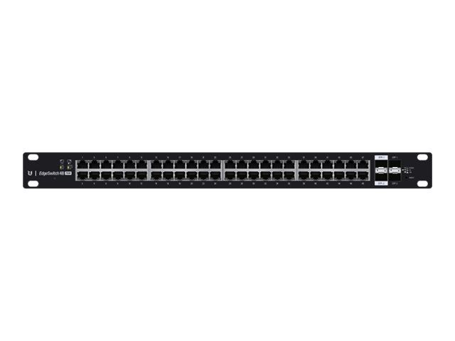 Ubiquiti EdgeSwitch 48 - Managed Switch - 48x10/100/1000 (PoE+) + 2x Gigabit SFP / 10G SFP+ + 2x SFP - Rack-mount