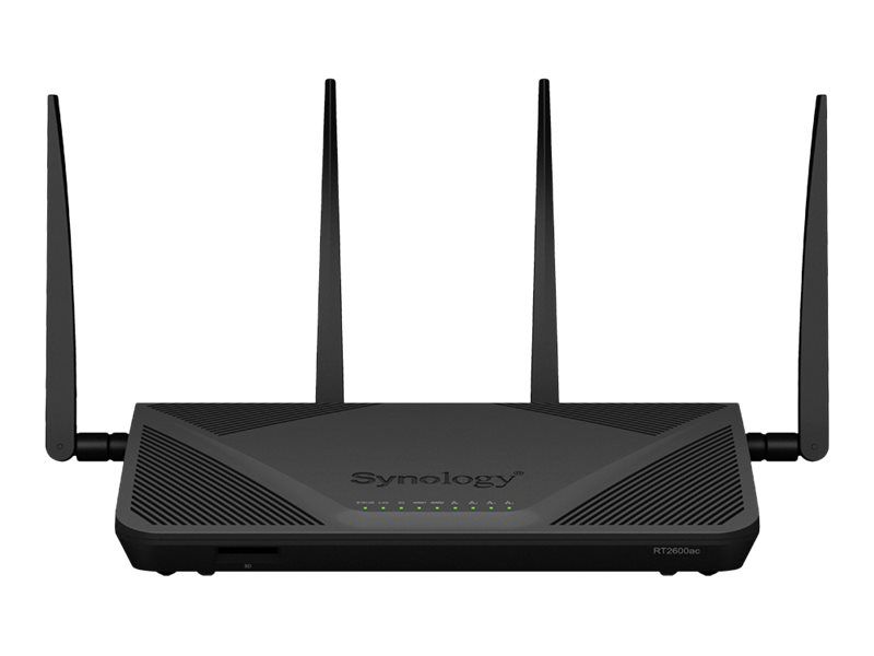 Synology RT2600ac - 4-Port Wireless Router - 1GbE - 2 WAN Ports - Wi-Fi 5 - Dual Band